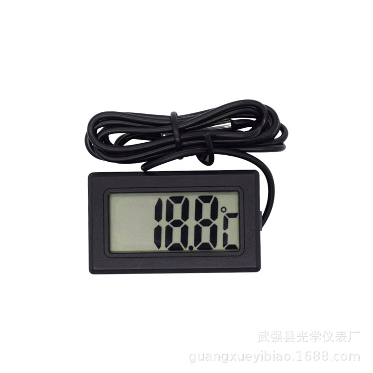 TPM-10 Digital Embedded Electronic Thermometer Fish Tank Refrigerator Water Temperature Meter Waterproof Probe HT-1 Factory Straight Hair