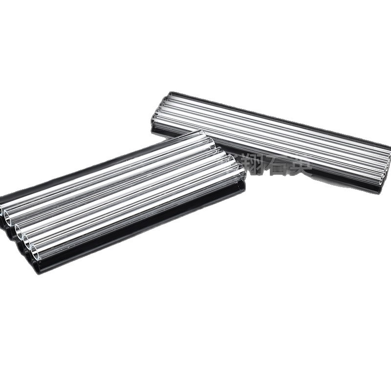 Manufacturers supply large and small caliber quartz heating tube aquarium casing high temperature resistant quartz glass instrument shaped tube