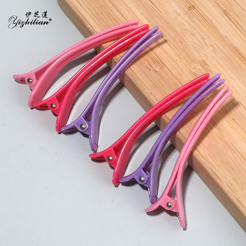 Yi Zhilian barber shop duckbill seamless clip hair salon scissors hairpin clip bangs clip hairstyle positioning clip