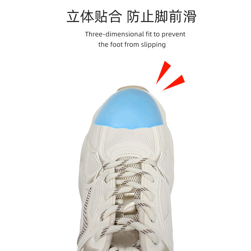 Pu Super Soft Anti-Pain Anti-Slip One Size Half Size Forefoot Pad for Men and Women Toe Shoes Big Change Small Filled Toe Plug