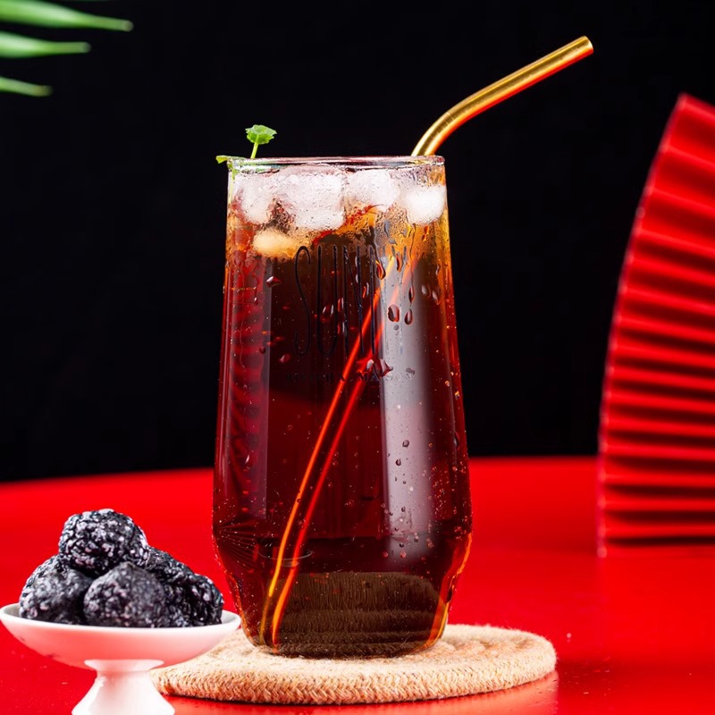 Authentic Haidilao with concentrated sour plum cream 1KG sour plum soup thick pulp black plum juice beverage commercial sour plum juice