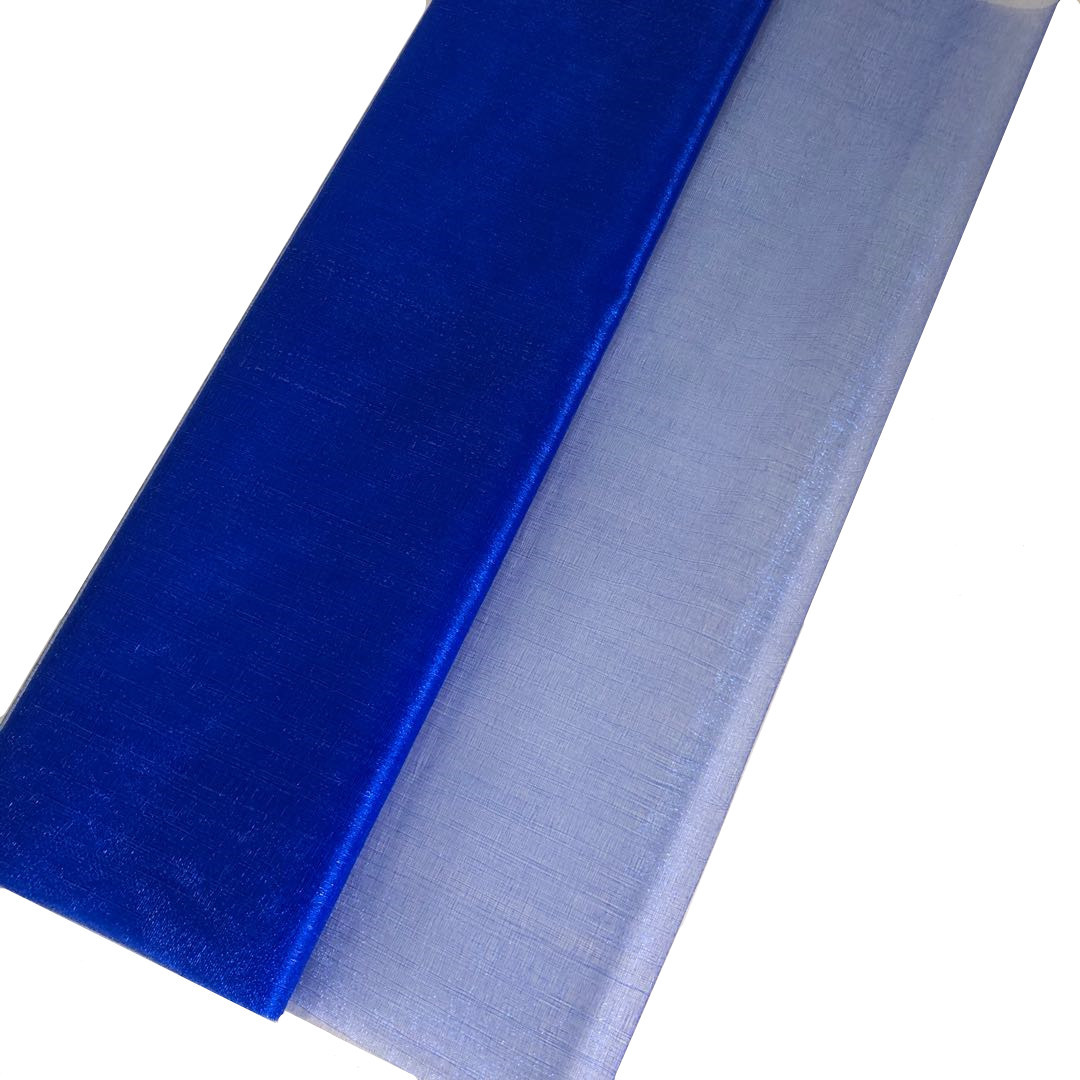 Cross-border in stock wedding decoration snow yarn 48cm * 5m flower packaging yarn curtain OPP paperless tube packaging crystal yarn