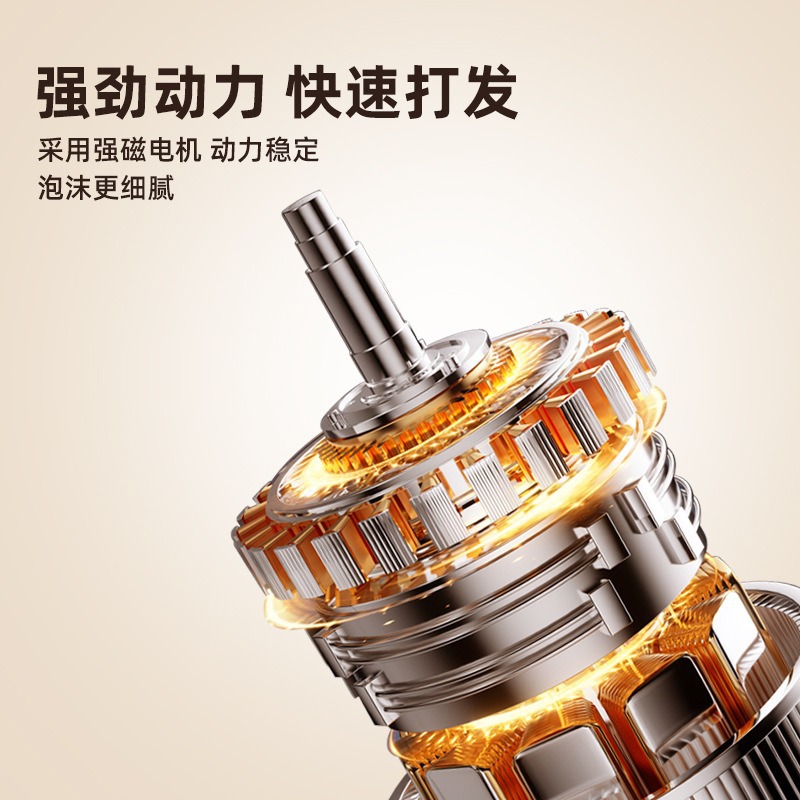 Cross-Border Popular Milk Stirrer Double-Head Egg Beater Electric Small Household Handheld Mixer Coffee Frother