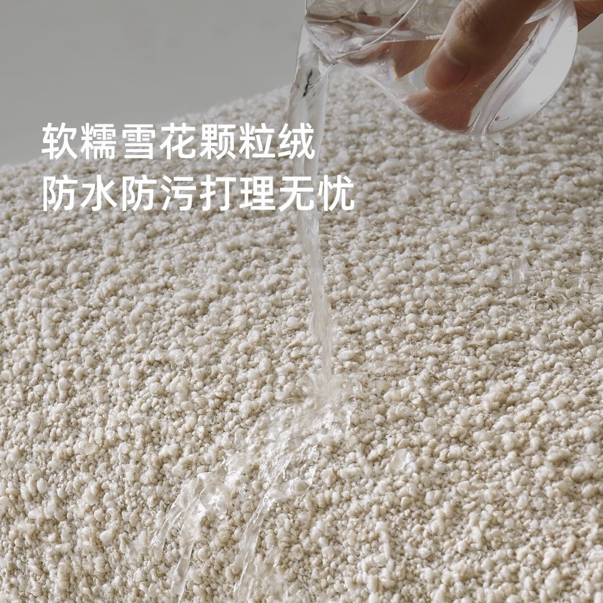 Nordic Snow Crisp Solid Wood Bed Master Bedroom French Simple 1.8 m Oak Double High Foot High Screen Backrest Fabric Bed