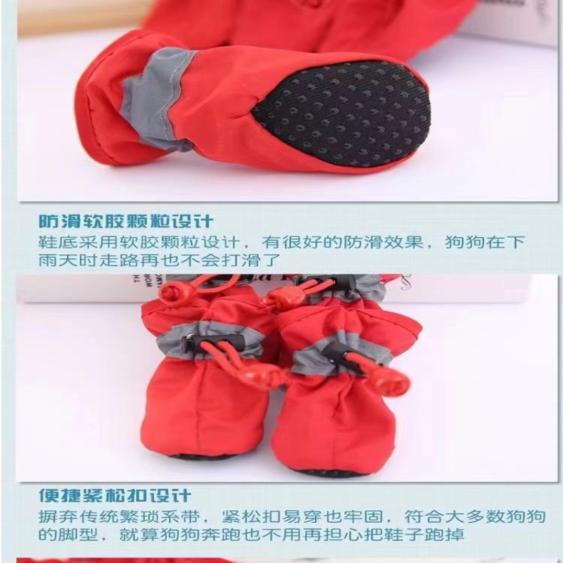 Dog Shoes Four Seasons Breathable Soft Sole Shoes Small Dog Teddy Bear Anti-slip Pet Shoe Cover Foot Cover