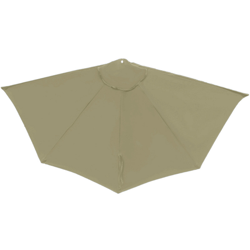 Outdoor Half Umbrella Polyester Sunshade Umbrella Cloth Replacement Sun Protection Rainproof Cloth Garden Wall Umbrella Cloth Replacement