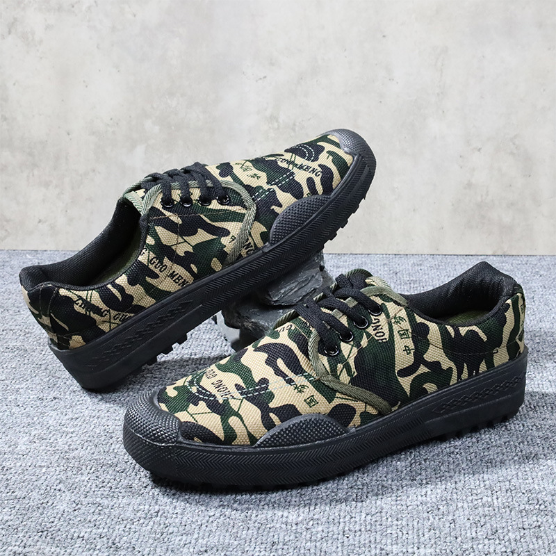 Liberation shoes men's construction site shoes labor protection shoes low side liberation shoes yellow rubber shoes factory wholesale a generation of hair