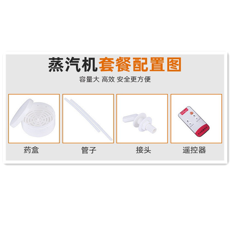 Cross-Border American and European Household Steam Sauna Box with Stainless Steel Inner Tank for Cooking Medicine, Amazon Shopee Dropshipping Steamer