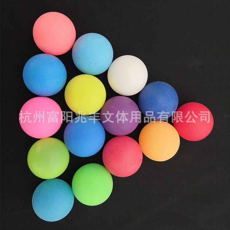 Free Shipping Color Table Tennis Factory Training Game Children's Arena Luminous pp Beer 40mm Table Tennis Ball