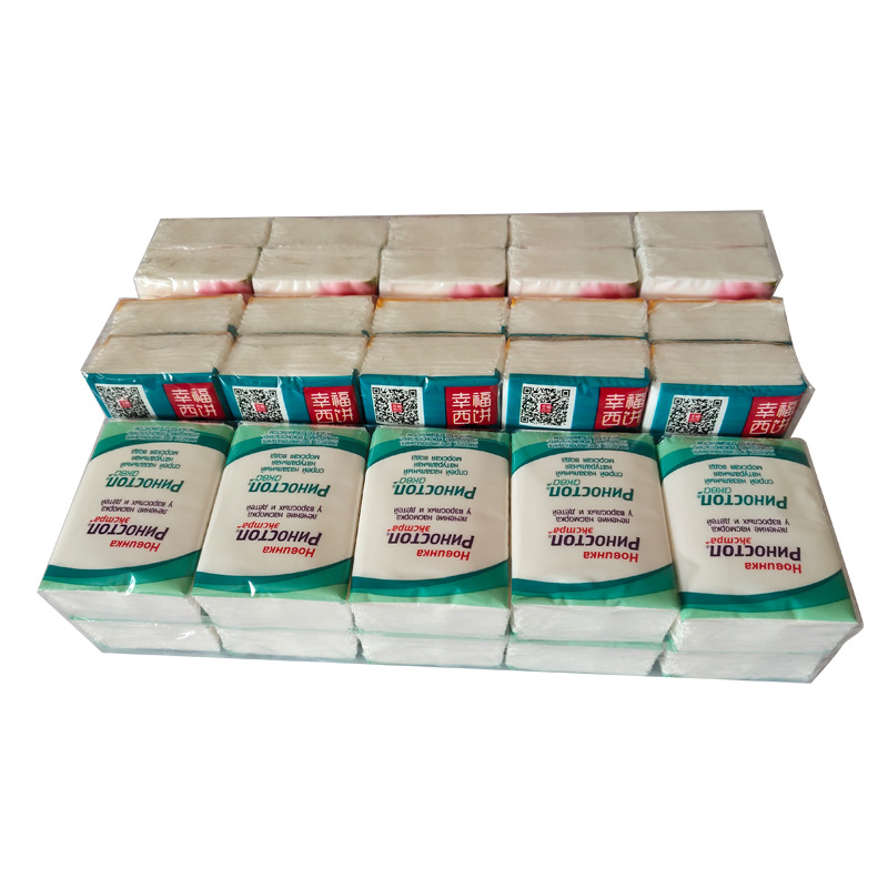 Advertising handkerchief tissue customization Mini small bag paper handkerchief customization factory OEM small bag tissue handkerchief paper customization