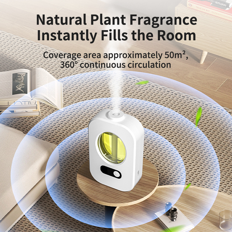 Intelligent automatic spray aroma diffuser diffuser with night light 4 digital display bedroom bathroom fragrance diffuser