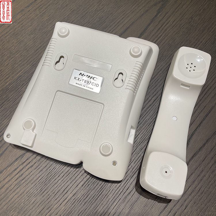 Factory supply KX-897CID English foreign trade telephone phone battery-free home office hotel phone White