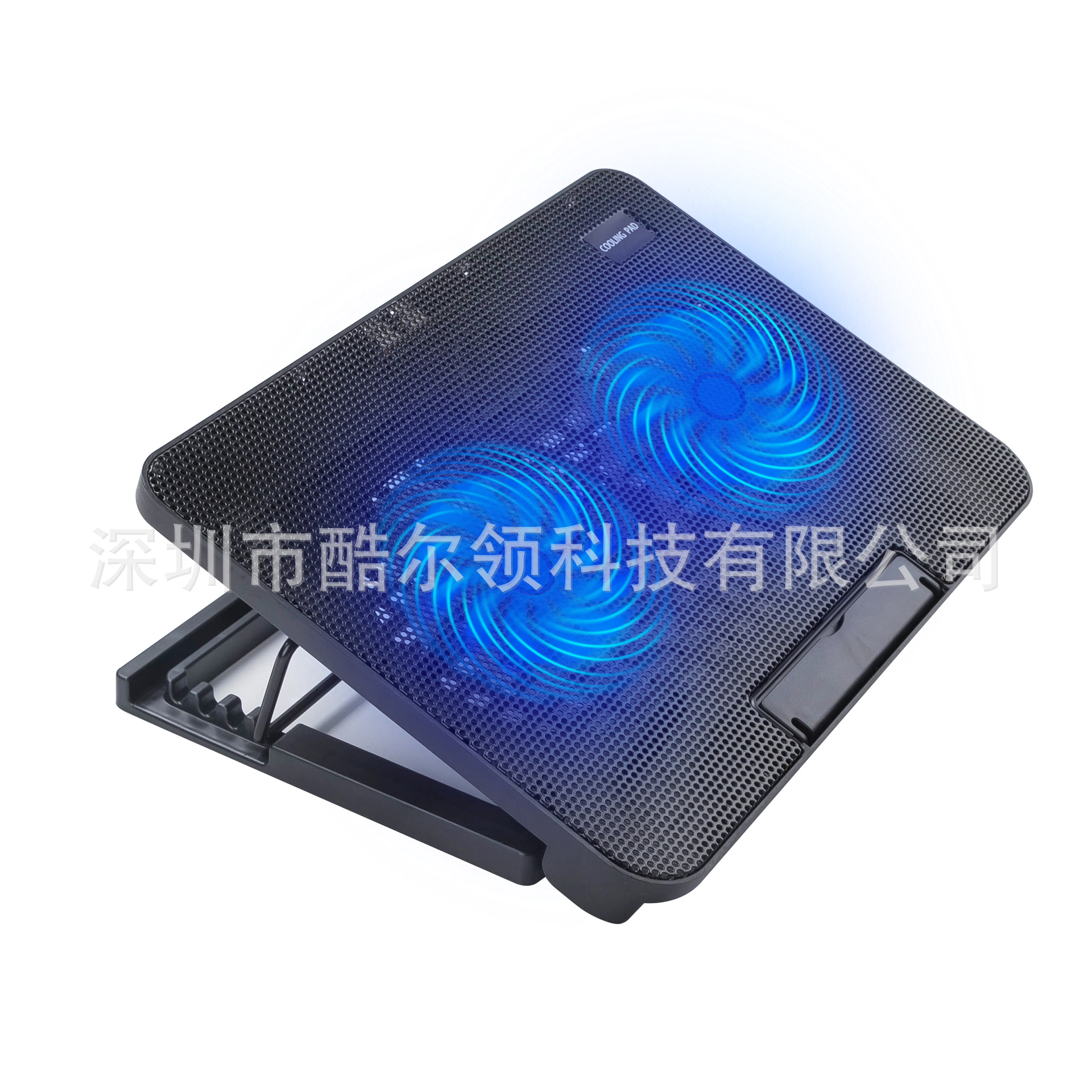 Laptop computer radiator router radiator double fan air cooling bracket lifting height adjustment