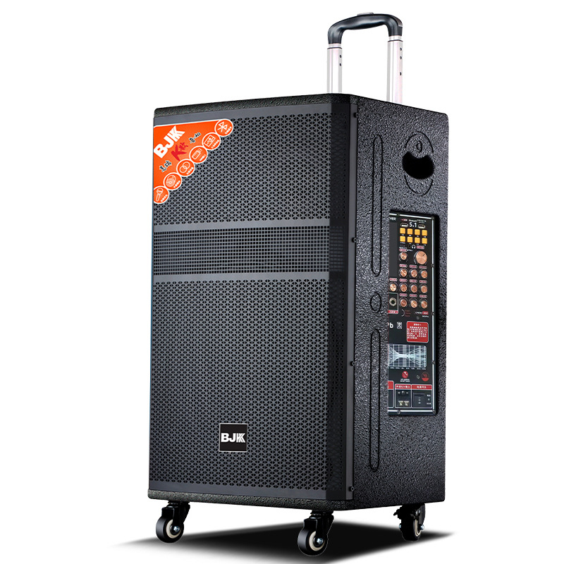 High Power Outdoor 15 Inch Wooden Rod Audio Factory Price Speaker Bluetooth Speaker Factory in stock