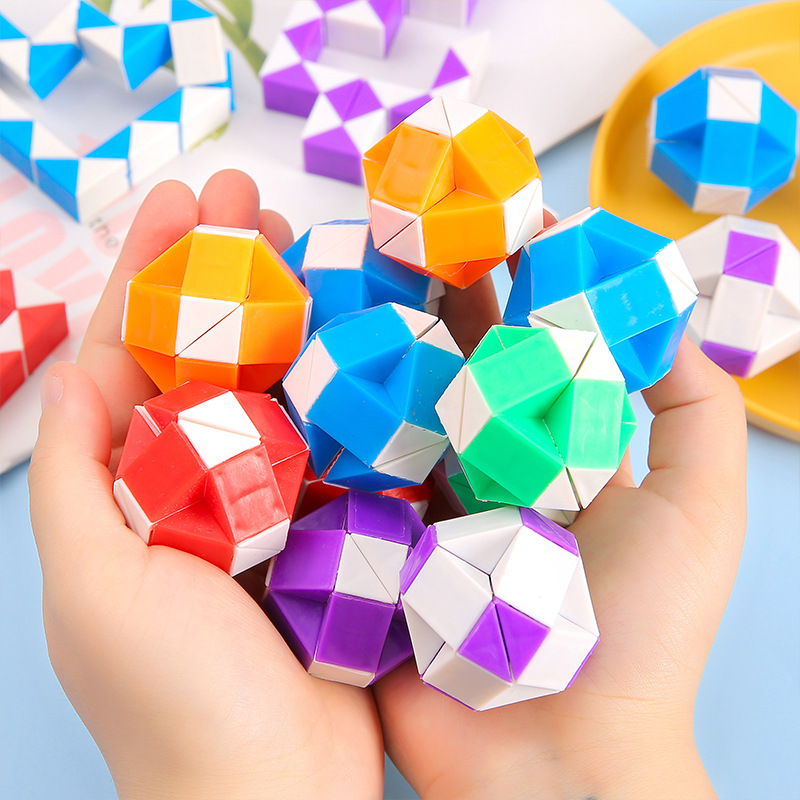 Мини 24-секционный Переменный волшебный линейка Образовательный Сферический Кубик Рубика Интеллектуальные игрушки для раннего развития Подарок для детского сада Оптовая продажа