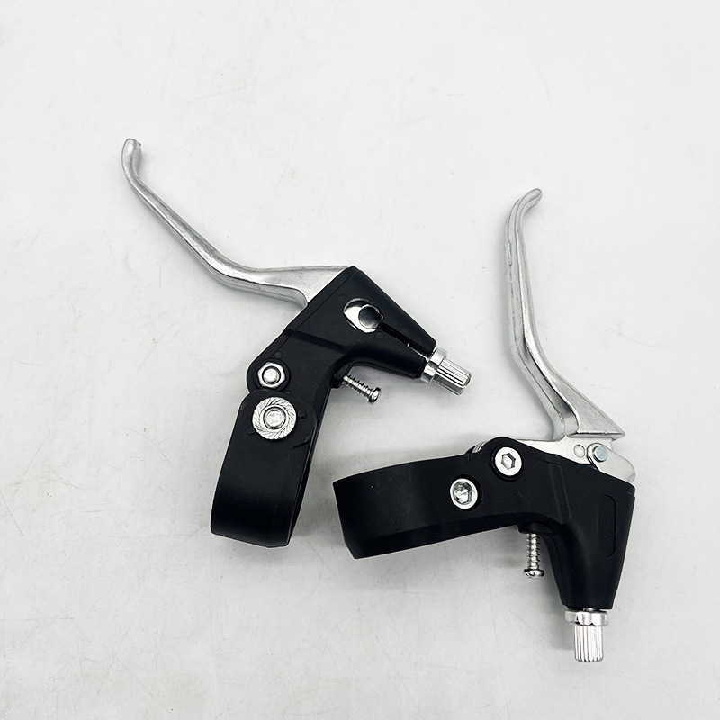 Three-finger semi-aluminum mountain bike brake handle bicycle brake handle bicycle accessories brake handle finger handle