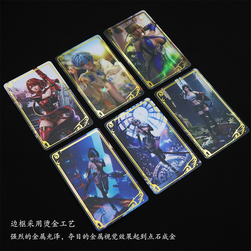 One-Core Nfc Game Launch Sensor Card Board Game Pvc Anime Card Custom Hot Stamping Gold and Silver Character Ip High-End Id