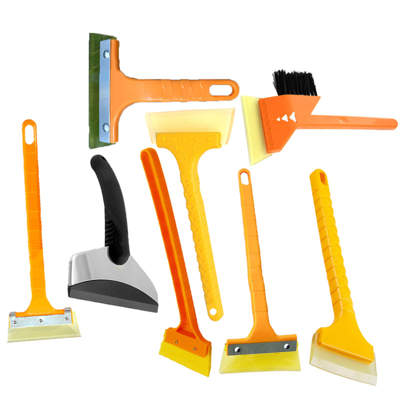 Large Telescopic Snow Shovel for Cars, Long-Handled Rubber Snow Scraper, Defrosting and De-Icing Shovel, Ice-Breaking Shovel, Snow Removal Tool