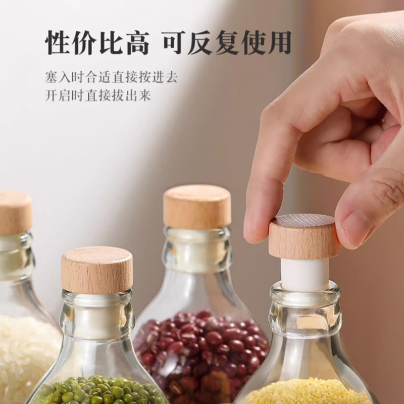 Пробка для бутылки Elephant Brand Taixiang, пробка для газировки, пластиковая пробка, деревянная пробка