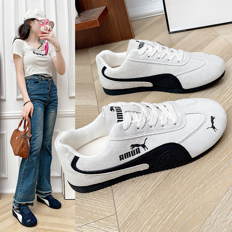 Flat Forrest Gump Shoes for Women 2025 New Popular Autumn Versatile White Training Shoes Women's Sports Casual Sneakers