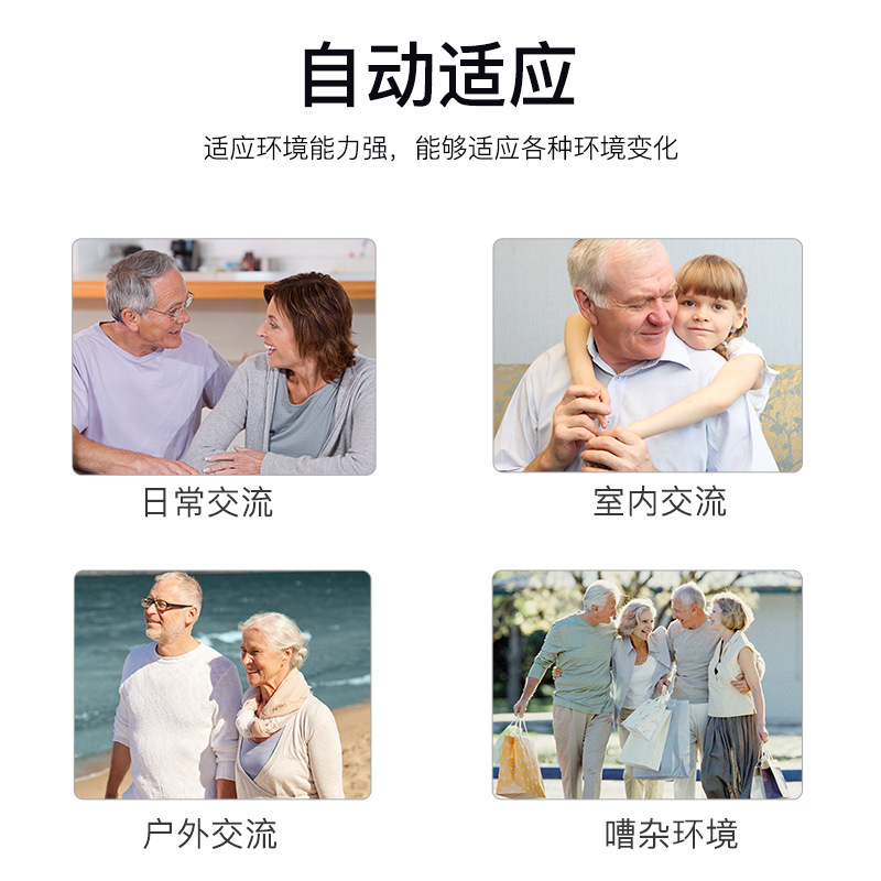 Cross-Border Cic Noise Reduction Hearing Aid for the Elderly Charging Sound Amplifier Hearing Aid Hearing Aid Accessories Wholesale