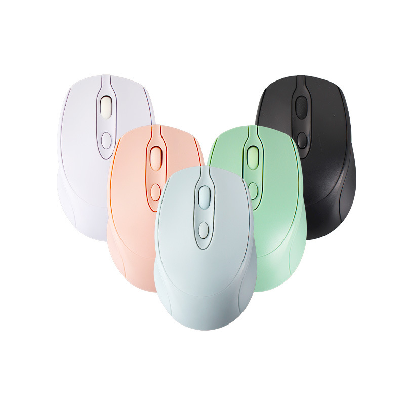 Stepping into Direct Supply Wireless 2.4G/Dual Mode Bluetooth Notebook Desktop Business Office Macaron Mouse