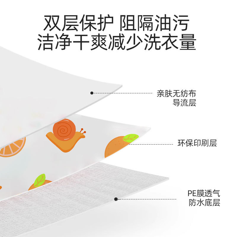 Disposable children's sleeve double waterproof stain-resistant stain-resistant cartoon wash-free non-woven cute baby sleeve wholesale