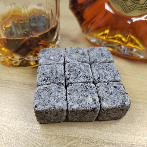 Whiskey Stones, Whiskey Ice Stones, Light Gray Marble Ice Cubes, Ice Granules, Red Wine Decanting Stones, Flower Stones