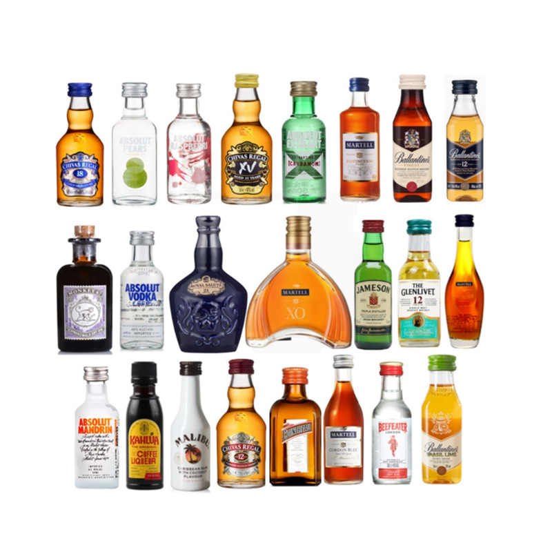 Wine Vodka Small Bottle Mini Wine Small Wine Whisky Convenience Store Blend Base Wine suit Rum IY