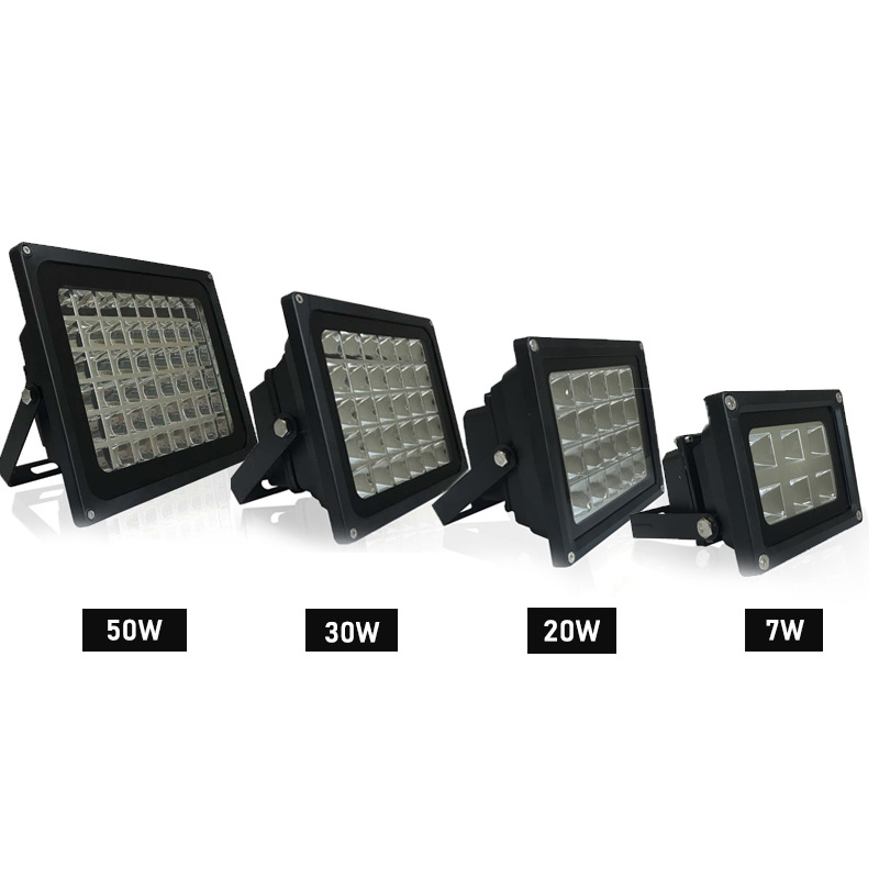 High-power UV UV shadowless 3D resin green oil 365nm glue drop print version car repair curing lamp US gauge