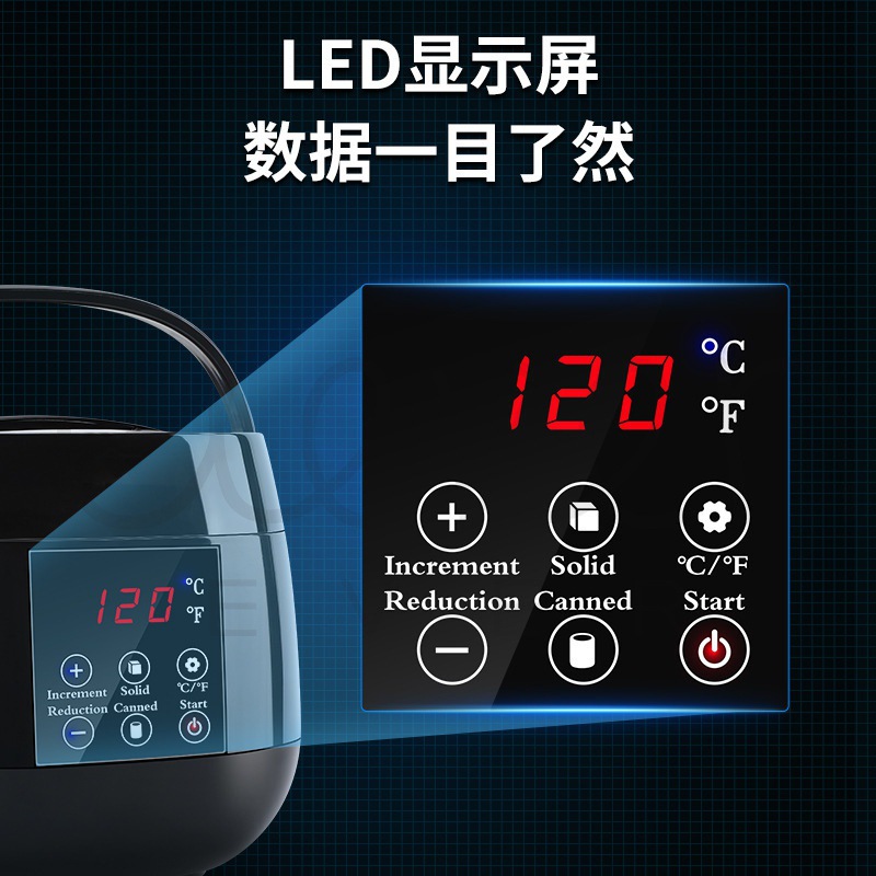 Cross-Border Direct Supply of Beeswax Hair Removal Wax Heater, Hot Wax Machine, Wax Bean Melting Machine, Wax Machine Source Product, Household Electric Heating