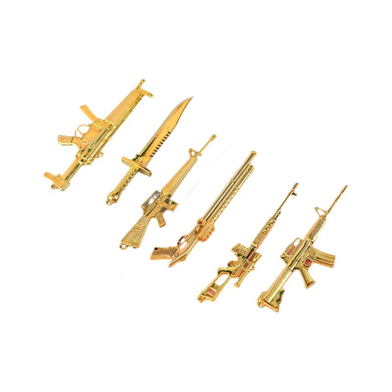 Children's Plastic Weapon Model Mini Weapon Plastic Sword Kindergarten Toy Gun Game Gun Primary School Hot Sale