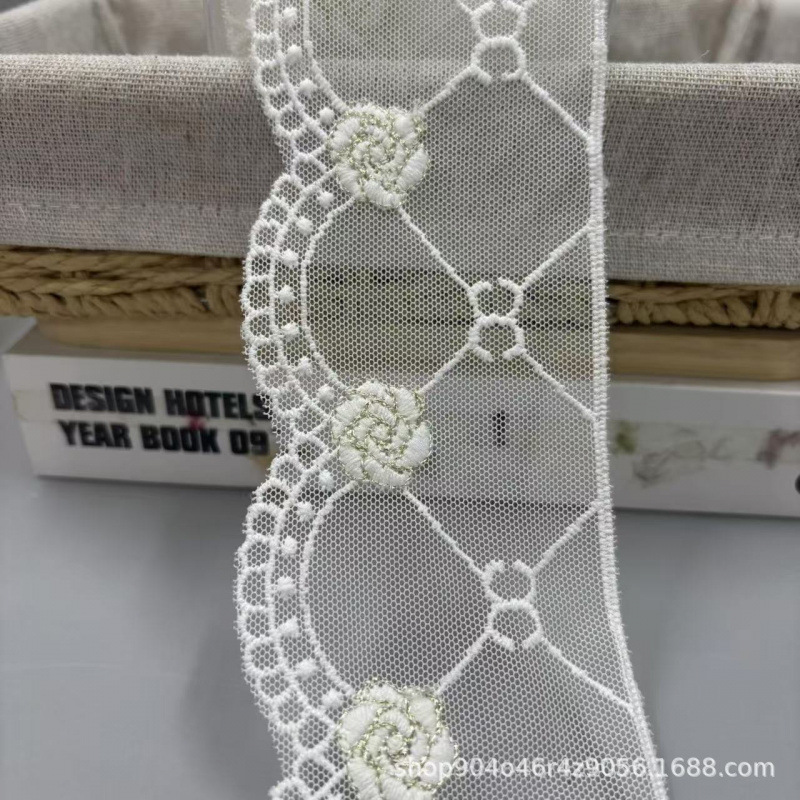 Widened Lace Accessories Soft Elastic Skirt Decorative Lace Clothing Accessories Accessories DIY Bow