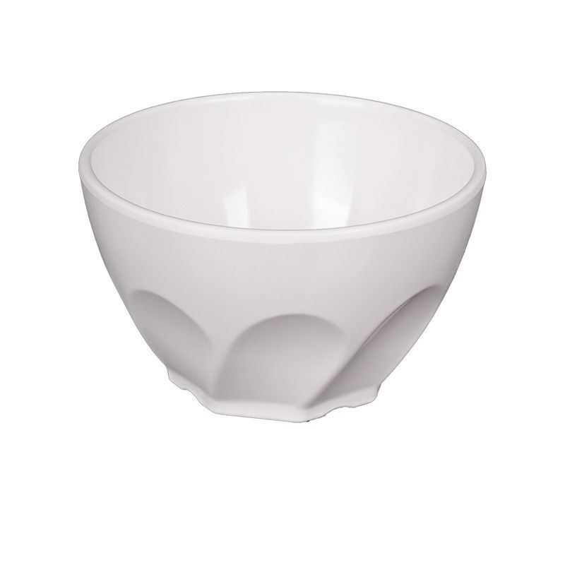 A8 White Hotel Small Bowl Porcelain Bowl Rice Melamine Commercial Fast Food Rice Bowl Soup Bowl Restaurant Hot Pot Tableware