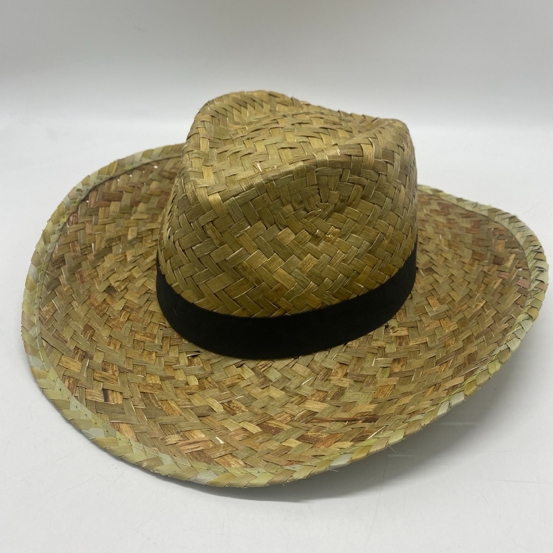 Прямые поставки мужская и женская ручная работа шляпа-ковбой из подсолнечника чистая соломенная шляпа солнцезащитная шляпа