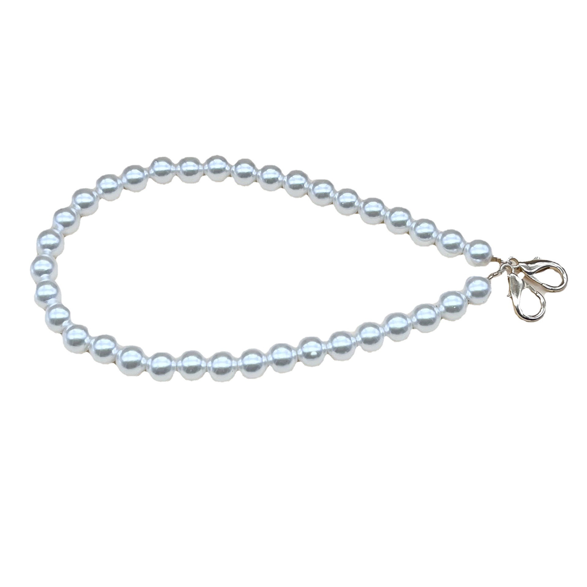 New spot wholesale pearl bag chain portable crossbody diy bag chain pearl bag with resin Pearl Chain