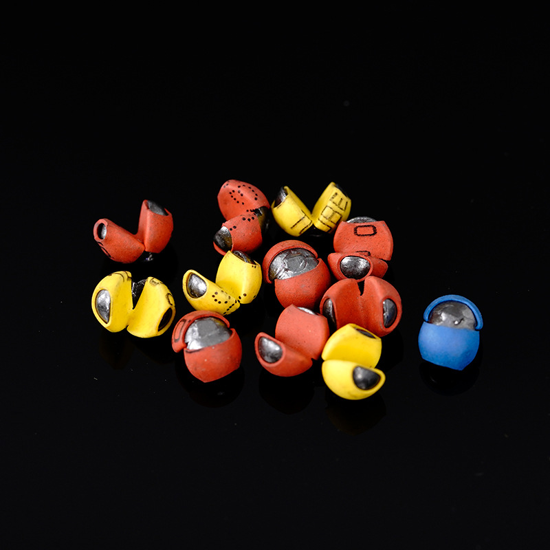 New color coated rubber opening bite lead rock fishing clip lead lead clip lead drop micro lead raft fishing wheel does not hurt the line fishing gear