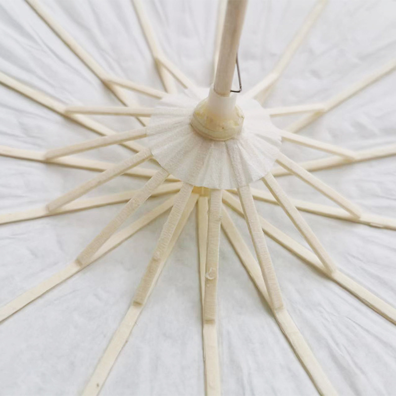 Blank diy paper umbrella creative handmade painting umbrella graffiti coloring blank oiled paper umbrella kindergarten children hand-painted umbrella