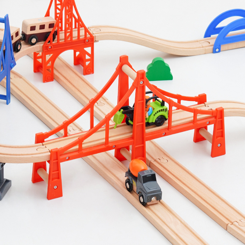 Wooden Thomas Train Bulk Track Accessories Track Bridge Series Track Scene Educational Toys