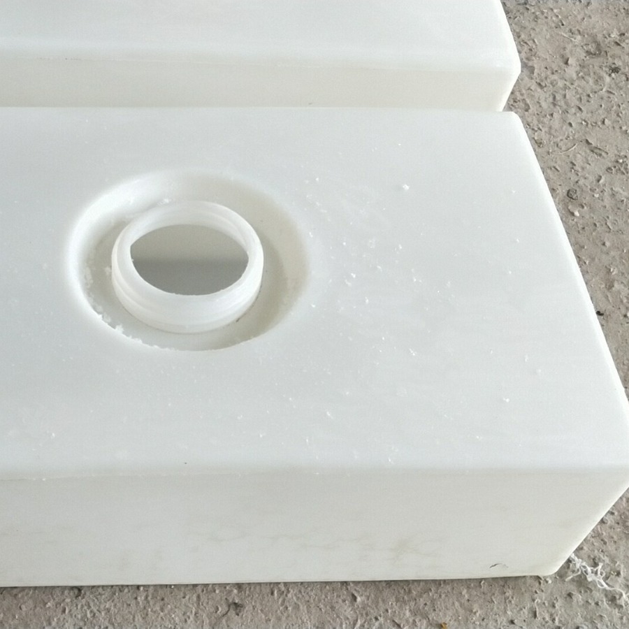 110L RectanguLar HorizontaL Water Tank Car Thickeneded PE PLastic Bucket 110 Liter Rv Sewage Tank BLack Water Tank