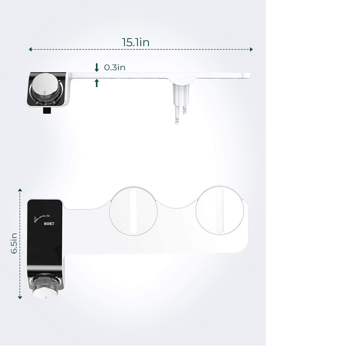 Cross-border body cleaner simple installation buttocks washing toilet seat cover unplugged intelligent toilet cover