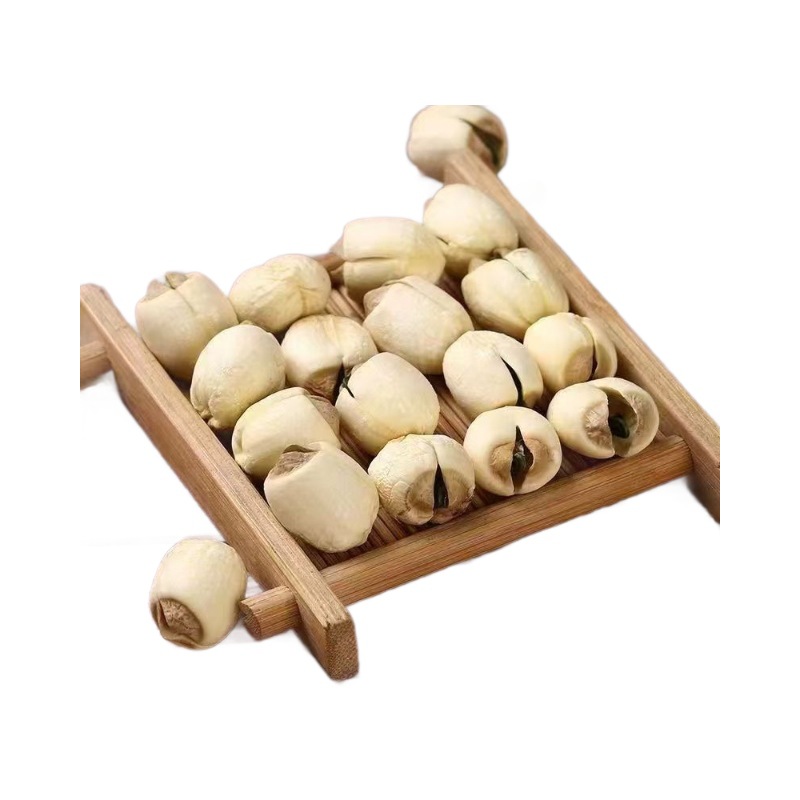 Jianning Lotus Seeds, Dried and Commercial-Grade, Core-Removed, Whole Box Wholesale, White Lotus Seeds, Loose-Packed, Fresh, Whole-Core, Powdery and Glutinous, New Stock, 250 Grams