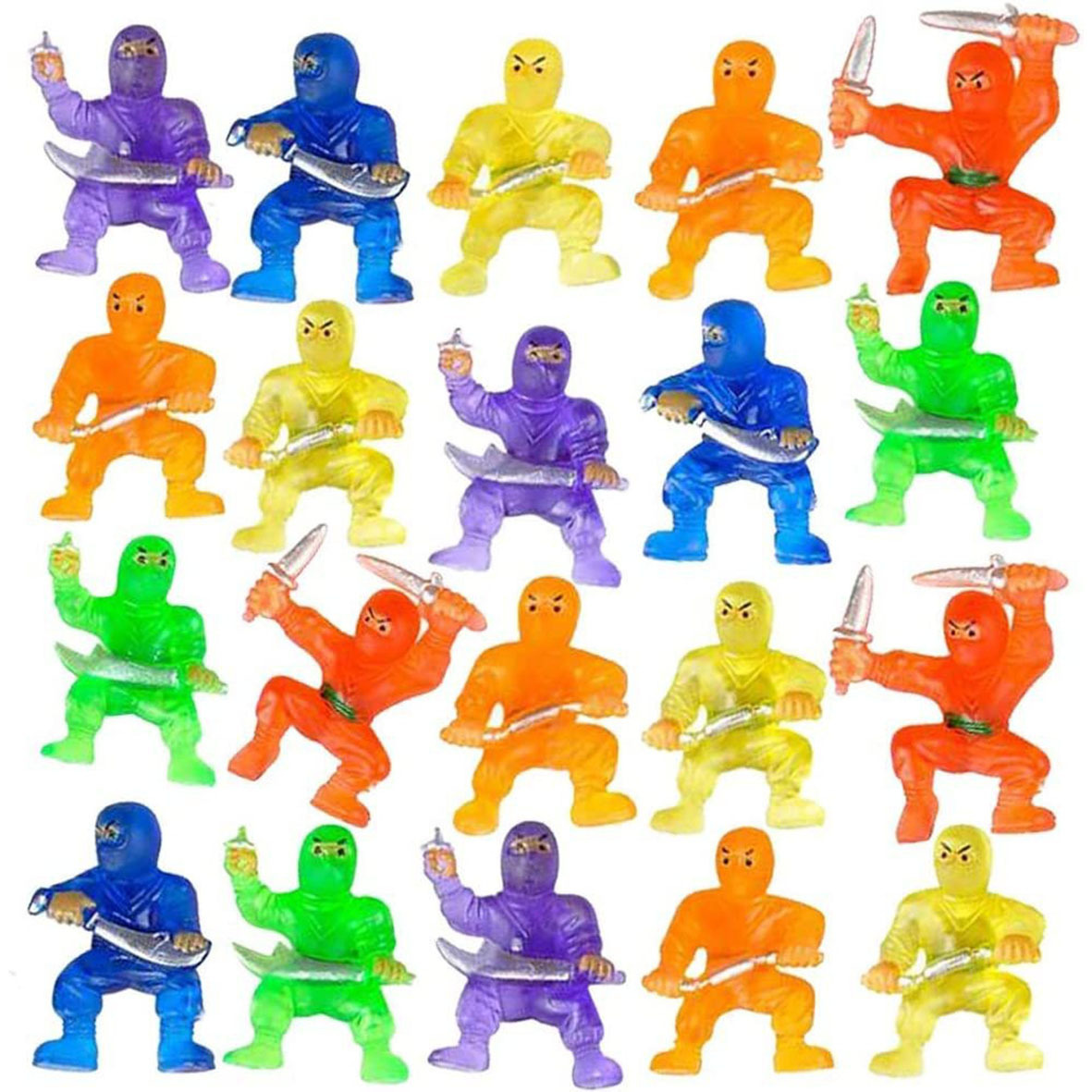 Cross-Border Pvc Mini Japanese Ninja Toys That Can Be Inserted into Gashapon Machines, Wholesale Storage and Collection Trendy Ninjas