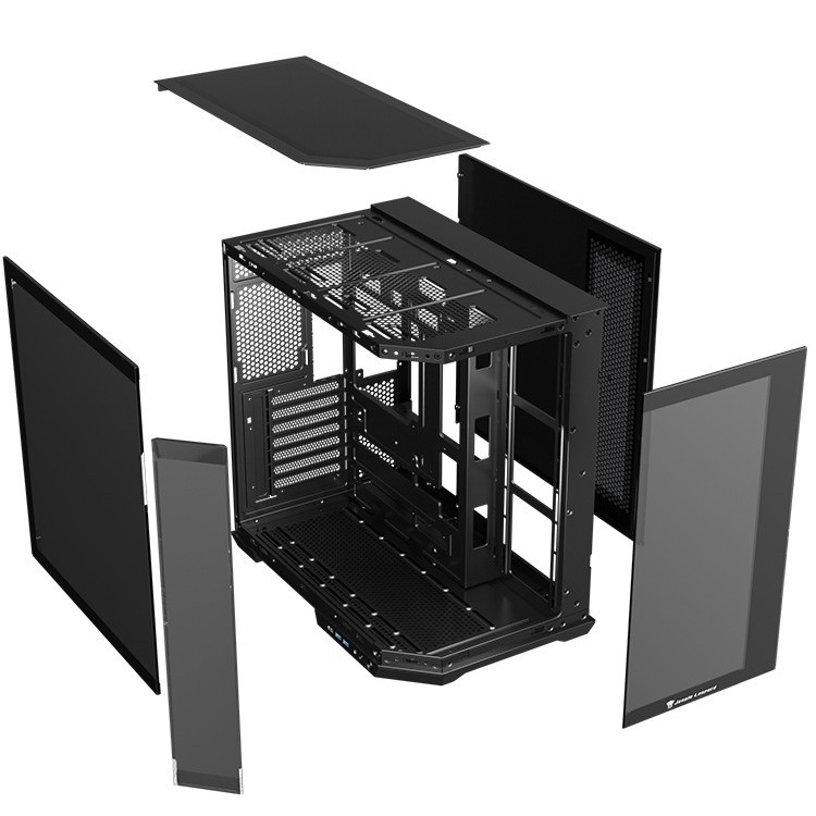 Jungle Leopard AS-01 Chassis Two-sided Glass Electric Competition Game Wide-body Internet Cafe Desktop ATX Chassis