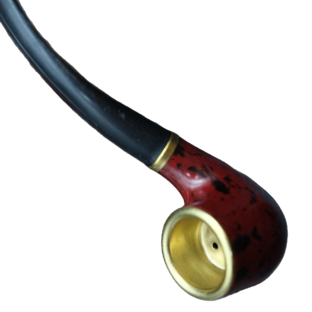 Source Factory New Bakelite Pipe Men's Classic Resin Pipe Old-Fashioned Dry Pipe Portable Pipe