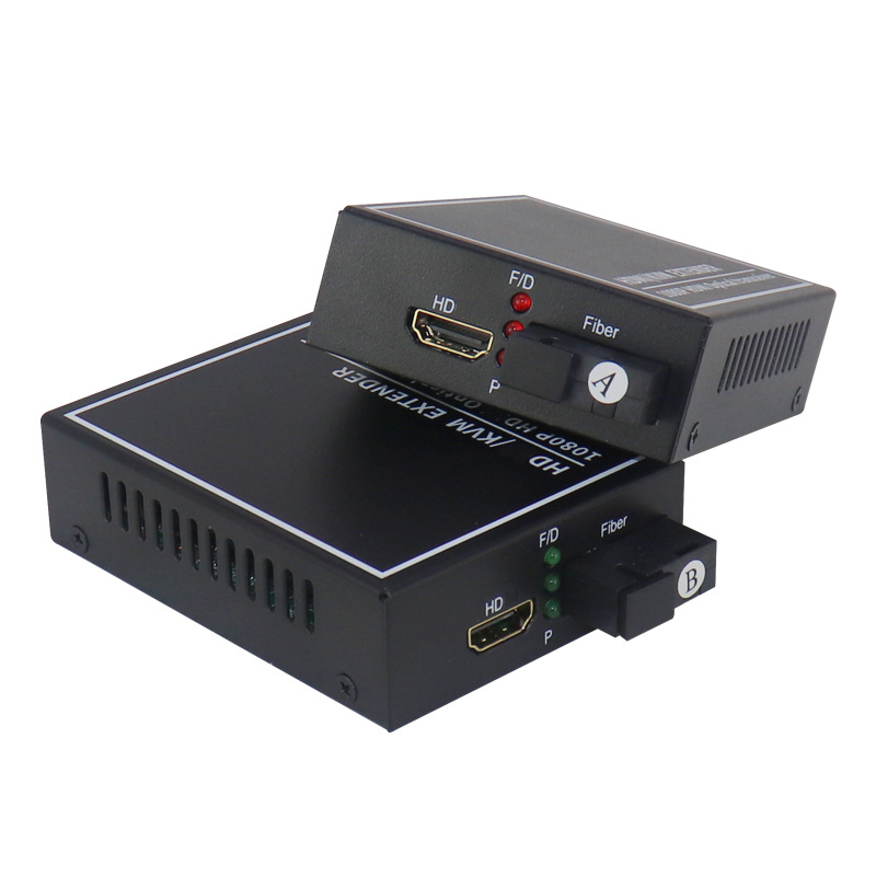 Yonghang HD-optical fiber transmitter 1 channel HD video optical transceiver + USB extension transceiver KVM optical transceiver