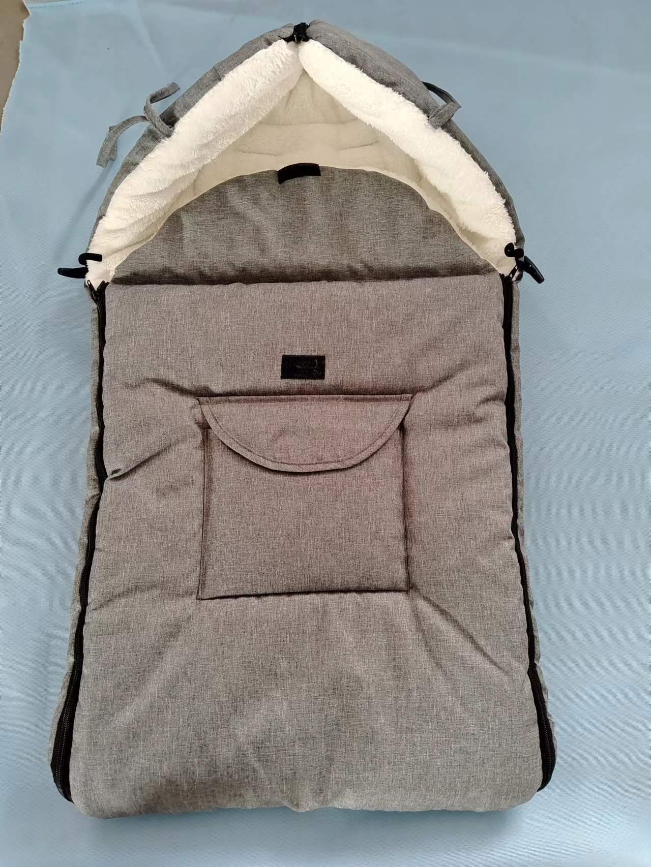 Спальный мешок для детской коляски, теплый, футляр для ног, утолщенный, ветрозащитный, зимний, защищающий от ветра