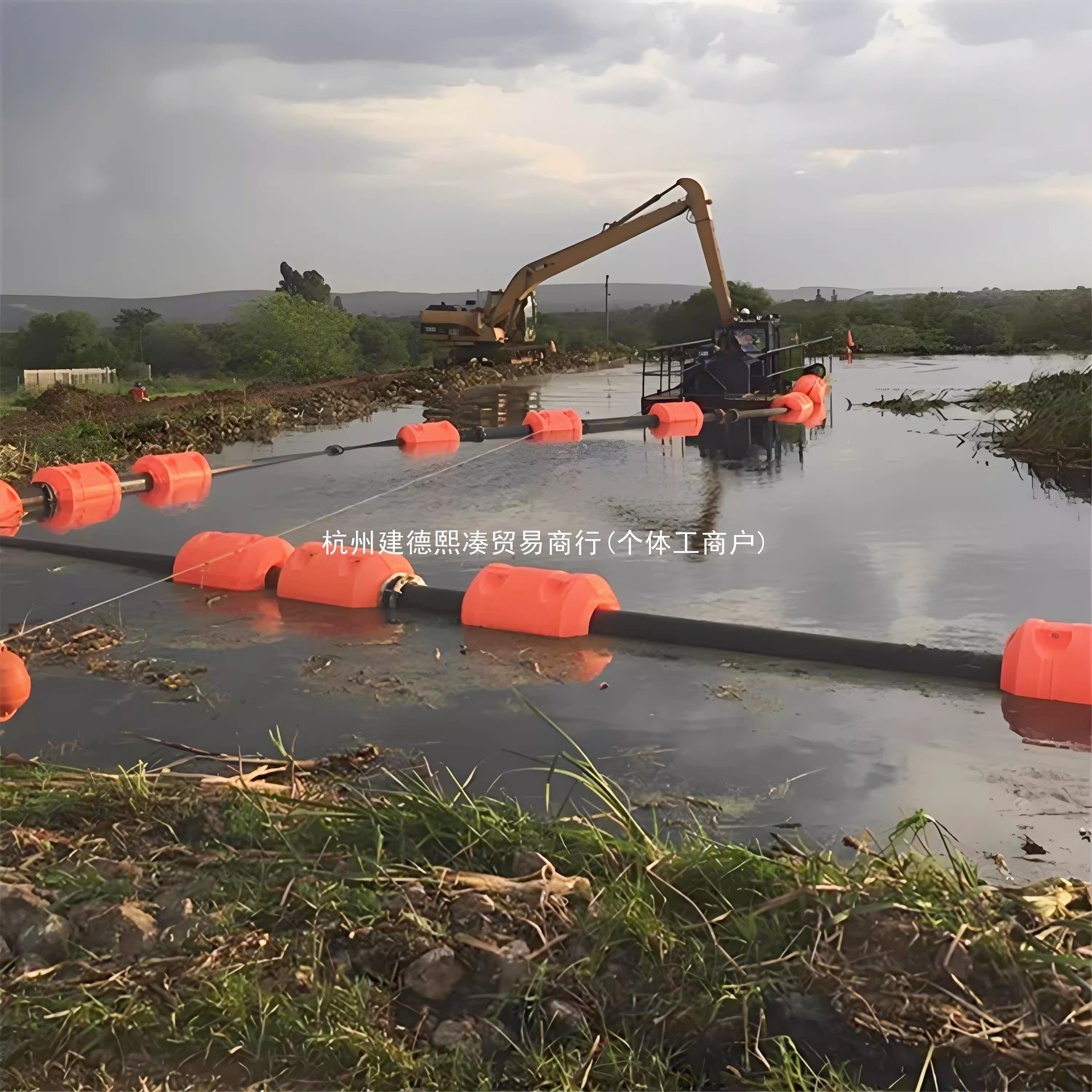 Dredging Pipeline Floating Pontoon Offshore Sand Pumping Oil Pipeline Floating Body Cable Laying Clamp-Type Floating Bucket Youquan