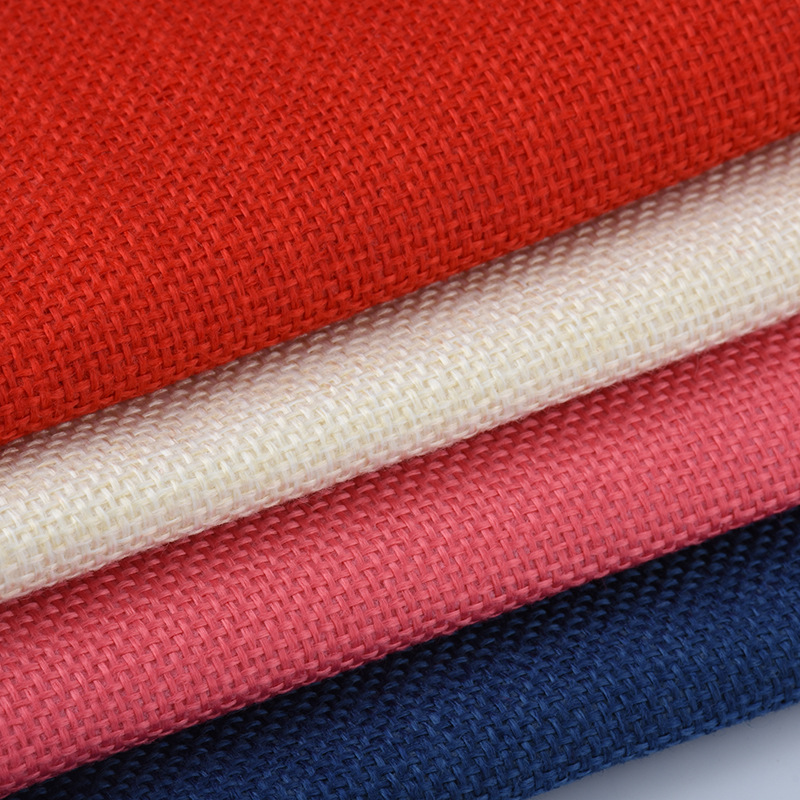 Source manufacturers spot supply 1200D imitation linen bag cotton linen polyester imitation linen storage fabric