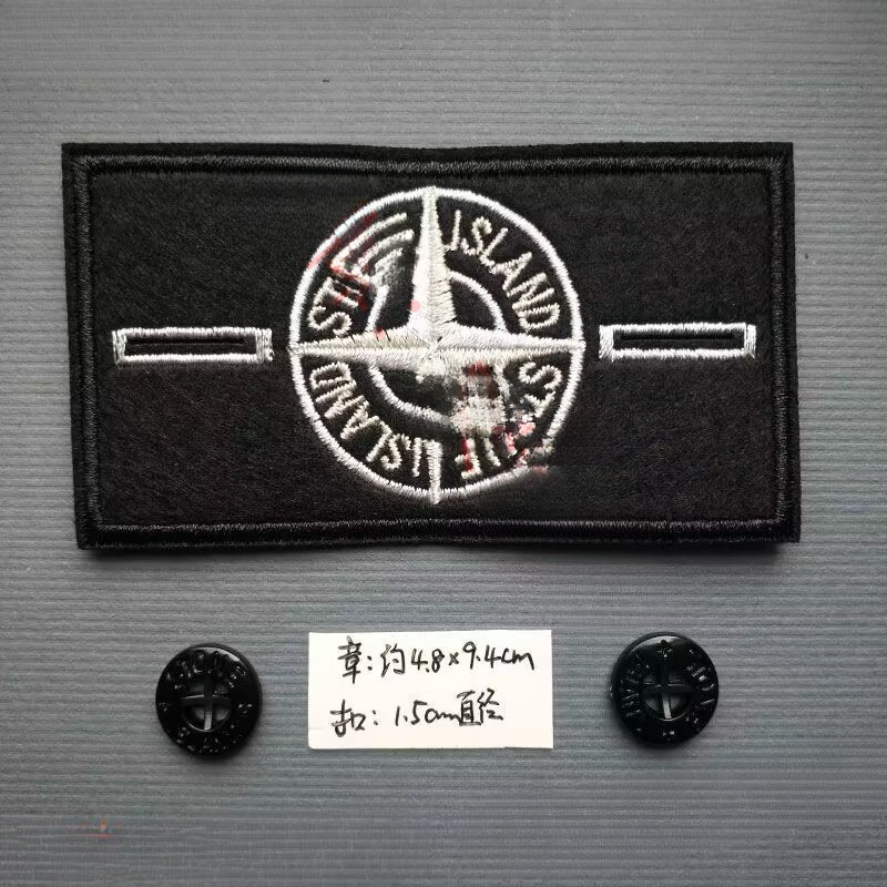 Stone Island Armband Embroidery Patch Armband Ghost Badge Clothing Shoe Decoration